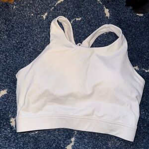 Crop Bra White